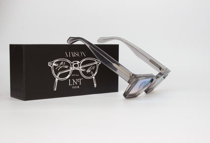 Mykonos Gris Bleu Miroir