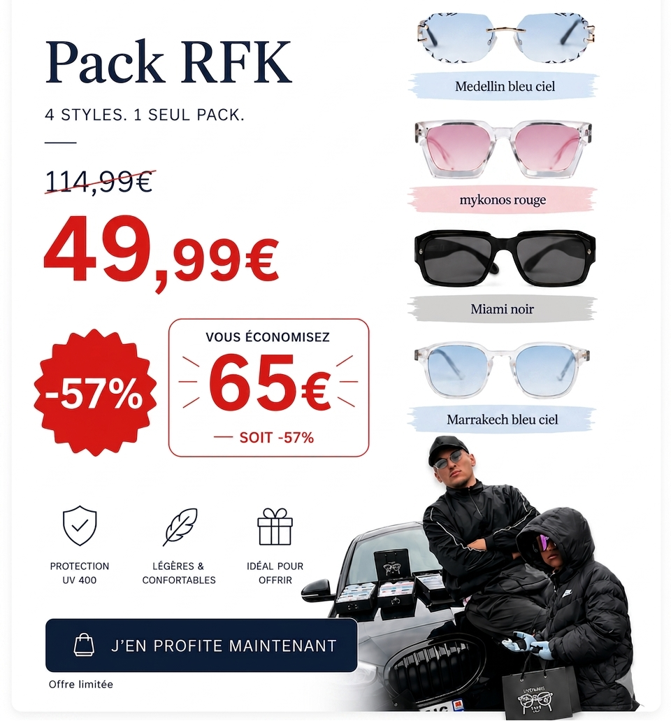 Pack RFK X LNT PARIS